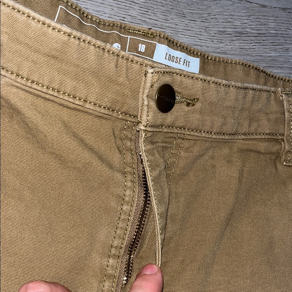 Carhartt Women’s Durable Brown Cargo Shorts EUC - Picture 7 of 9